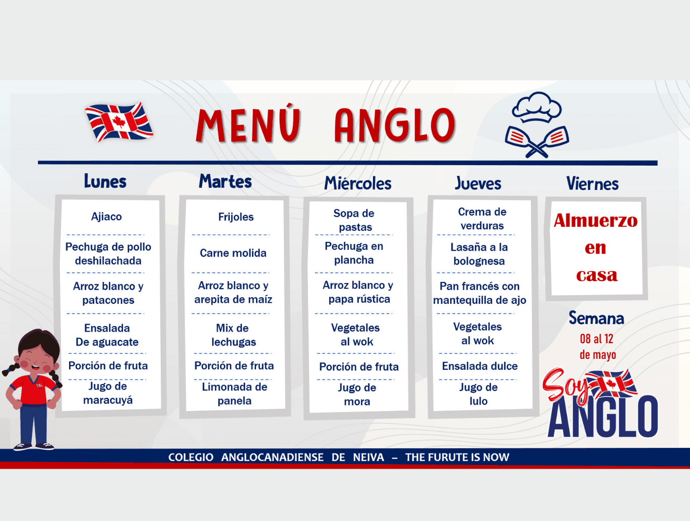 Menú Anglo